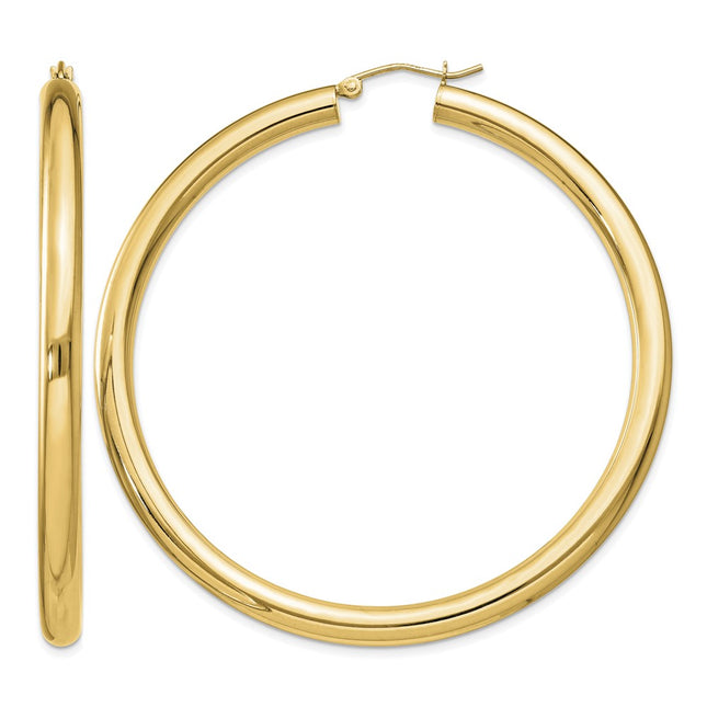 Sterling silver hoop earrings