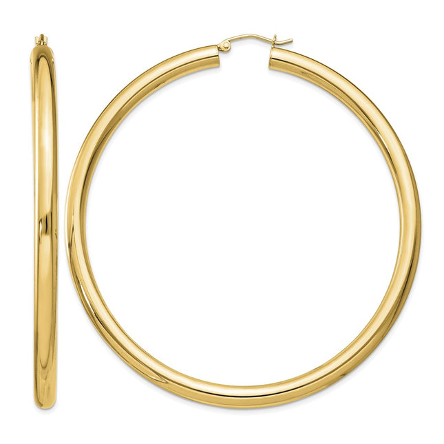 Sterling silver hoop earrings