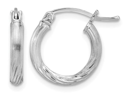 Sterling silver hoop earrings