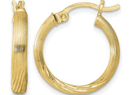 Sterling silver hoop earrings