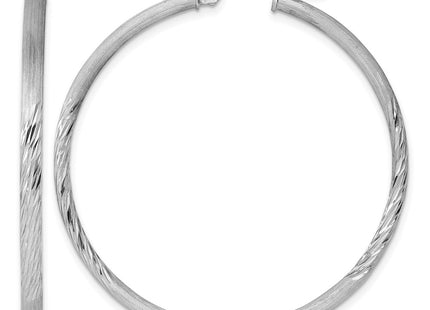 Sterling silver hoop earrings