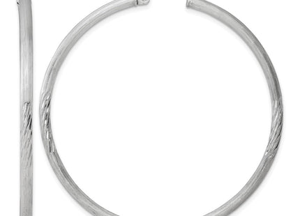 Sterling silver hoop earrings