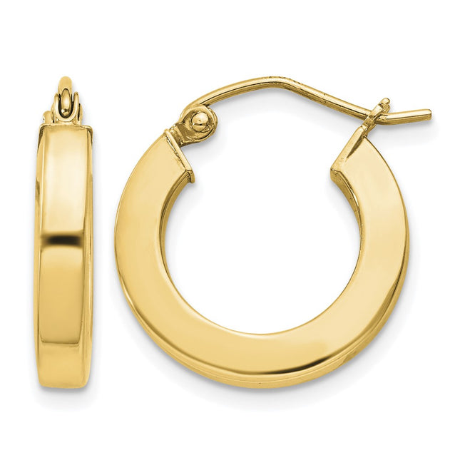 Sterling silver hoop earrings