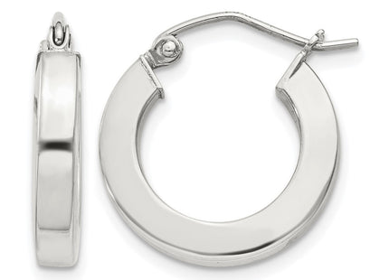 Sterling silver hoop earrings