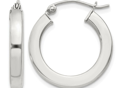 Sterling silver hoop earrings