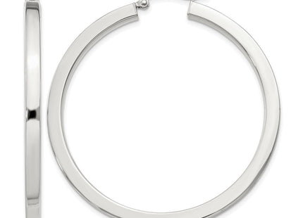 Sterling silver hoop earrings