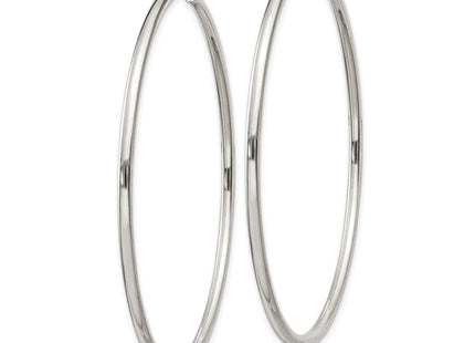 Sterling Silver Endless Hoop Earrings (Style QE4642)