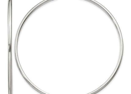 Sterling silver hoop earrings