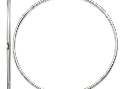 Sterling silver hoop earrings