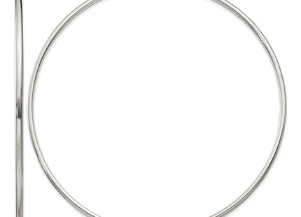 Sterling silver hoop earrings