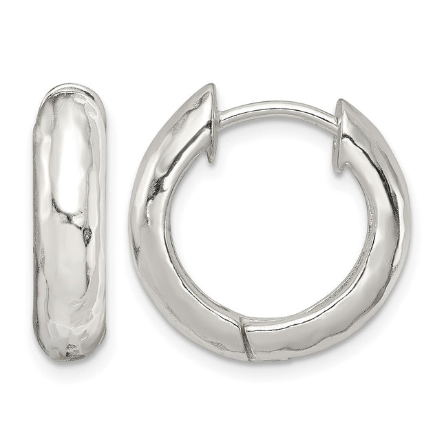 Sterling silver hoop earrings