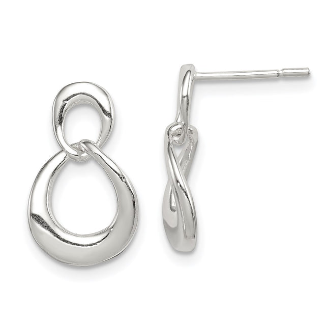 Sterling Silver Earrings Style QE4675 - Classique Jewelry Inc.
