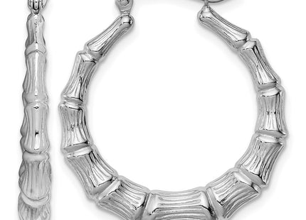 Sterling silver hoop earrings