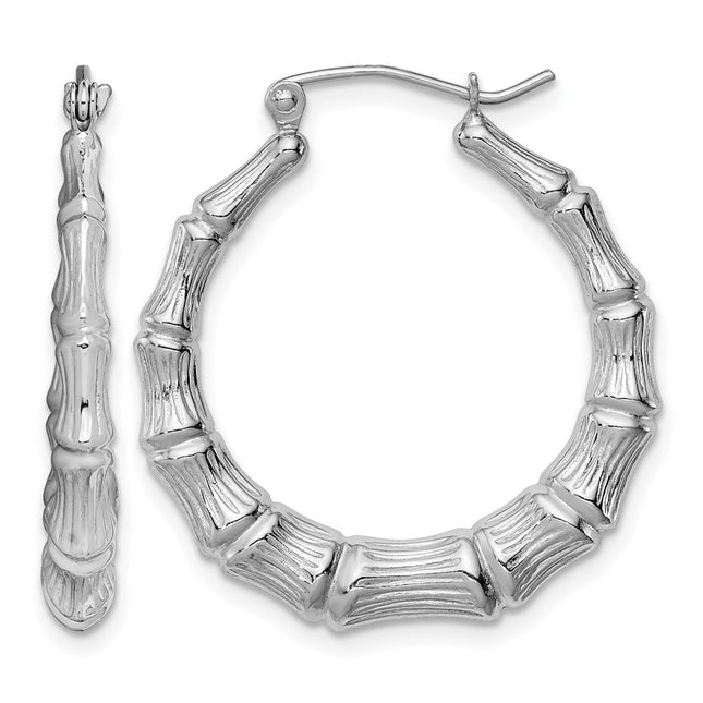 Sterling silver hoop earrings