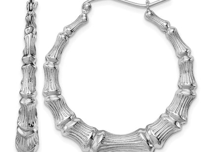 Sterling silver hoop earrings