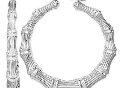 Sterling silver hoop earrings