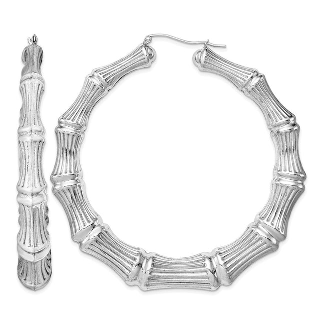 Sterling silver hoop earrings