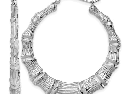 Sterling silver hoop earrings