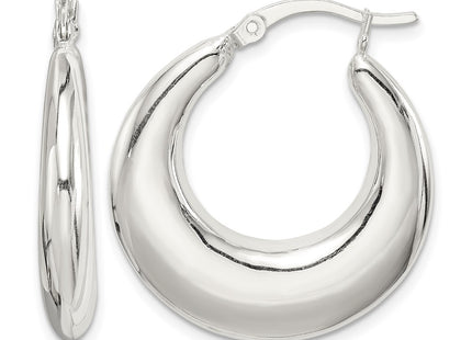 Sterling silver hoop earrings