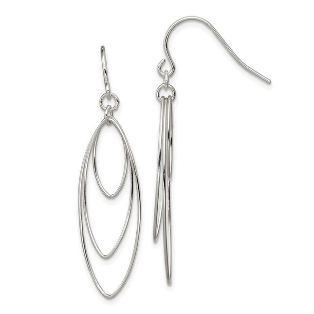 Sterling Silver Earrings Style QE4872 - Classique Jewelry Inc.