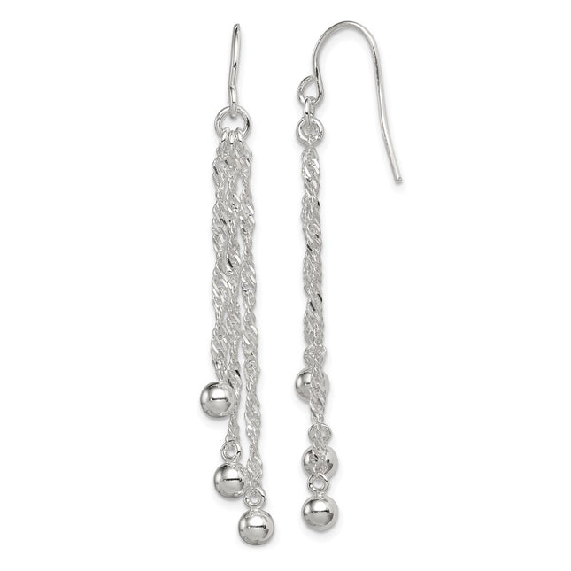 Sterling Silver Earrings Style QE4876 - Classique Jewelry Inc.