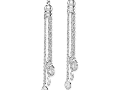 Sterling Silver Earrings Style QE5023 - Classique Jewelry Inc.