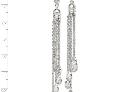 Sterling Silver Earrings Style QE5023 - Classique Jewelry Inc.