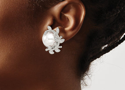 Sterling Silver Earrings Style QE5107 - Classique Jewelry Inc.