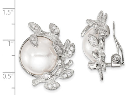 Sterling Silver Earrings Style QE5107 - Classique Jewelry Inc.