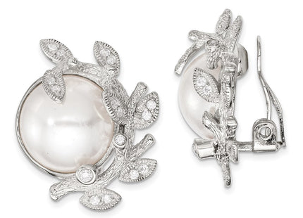 Sterling Silver Earrings Style QE5107 - Classique Jewelry Inc.