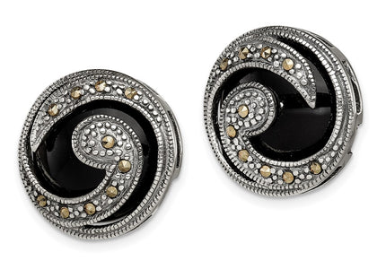 Sterling Silver Earrings Style QE5140 - Classique Jewelry Inc.