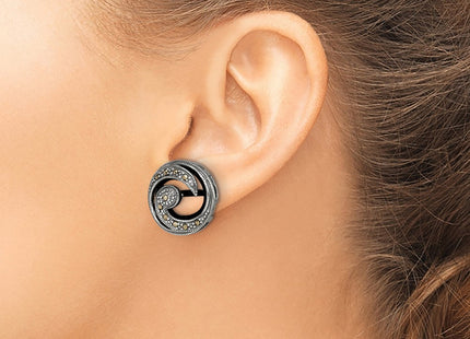 Sterling Silver Earrings Style QE5140 - Classique Jewelry Inc.