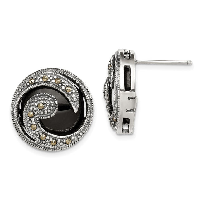 Sterling Silver Earrings Style QE5140 - Classique Jewelry Inc.