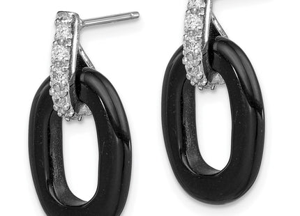 Sterling Silver Earrings Style QE5143 - Classique Jewelry Inc.