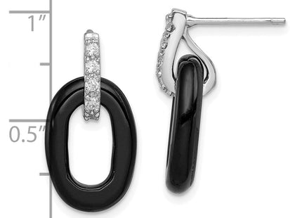 Sterling Silver Earrings Style QE5143 - Classique Jewelry Inc.
