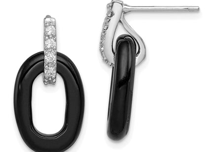 Sterling Silver Earrings Style QE5143 - Classique Jewelry Inc.