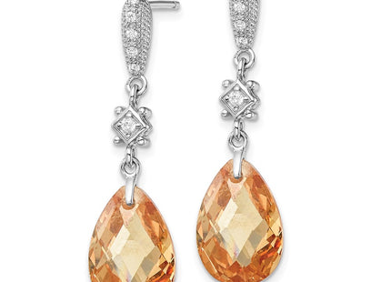 Sterling Silver Earrings Style QE5192 - Classique Jewelry Inc.