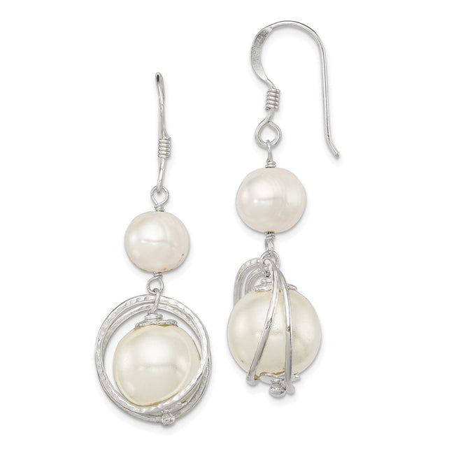 Sterling Silver Earrings Style QE5428 - Classique Jewelry Inc.