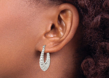 Sterling Silver Earrings Style QE547 - Classique Jewelry Inc.