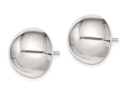 Sterling silver earrings, alternate view