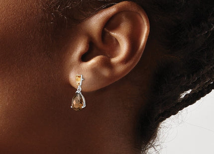 Sterling Silver Earrings Style QE6074 - Classique Jewelry Inc.