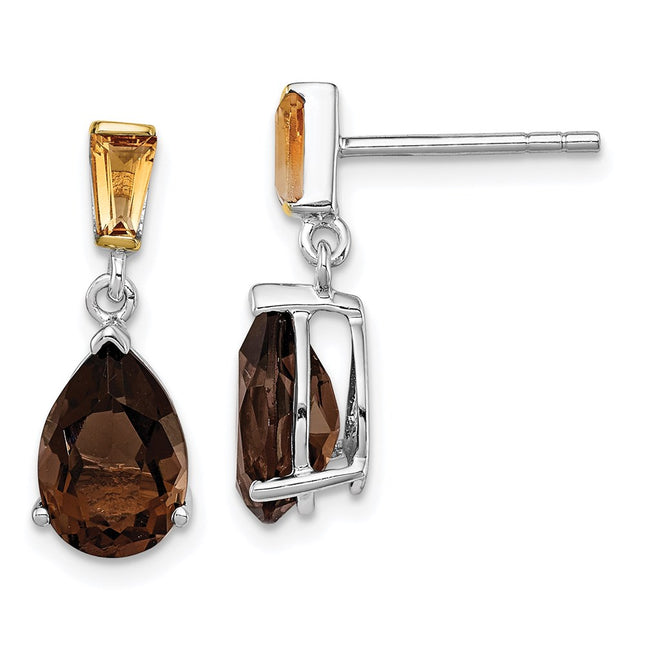 Sterling Silver Earrings Style QE6074 - Classique Jewelry Inc.