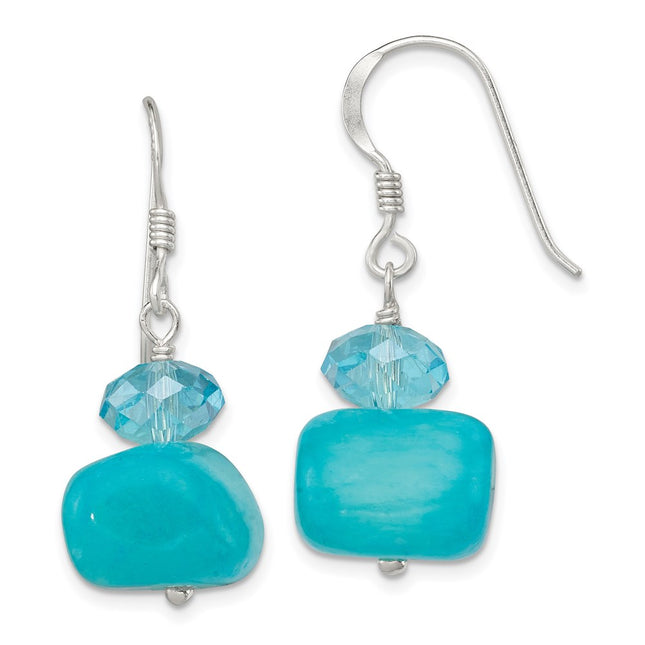 Sterling Silver Earrings Style QE6083 - Classique Jewelry Inc.