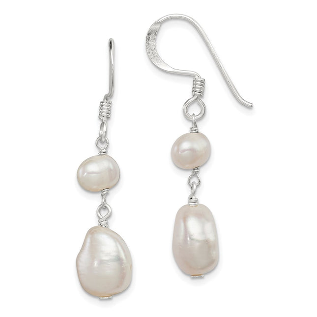 Sterling Silver Earrings Style QE6142 - Classique Jewelry Inc.