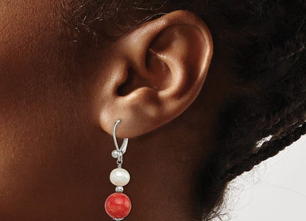 Sterling Silver Earrings Style QE6382 - Classique Jewelry Inc.