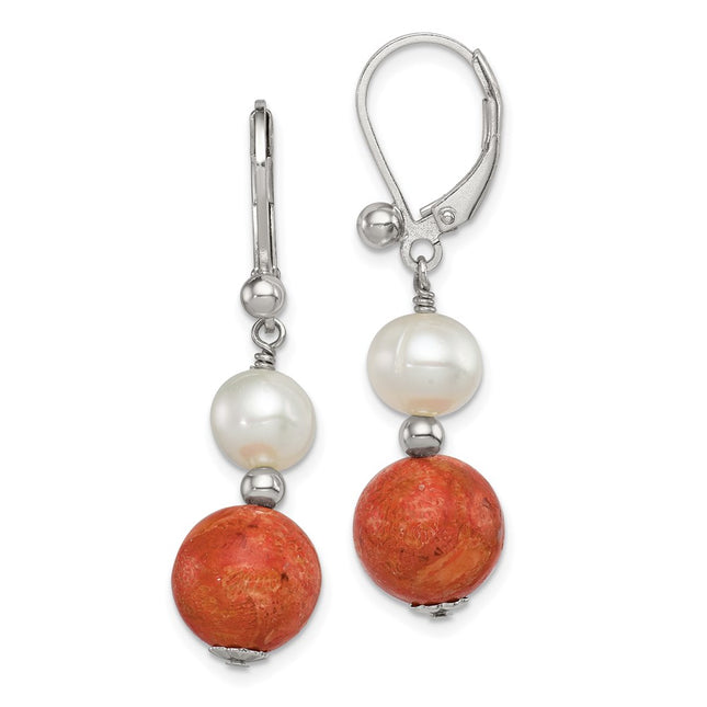 Sterling Silver Earrings Style QE6382 - Classique Jewelry Inc.