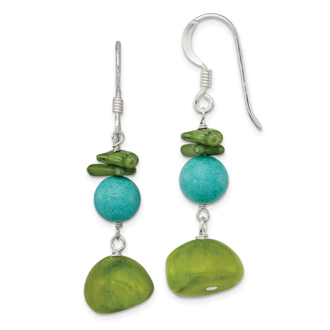 Sterling Silver Earrings Style QE6415 - Classique Jewelry Inc.