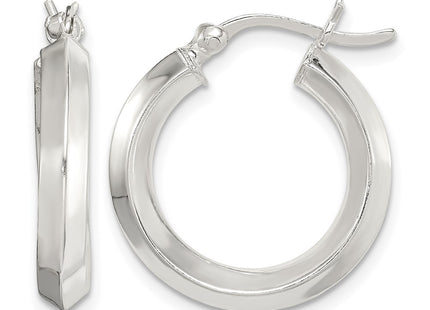 Sterling silver hoop earrings