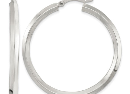 Sterling silver hoop earrings