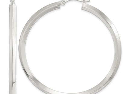 Sterling silver hoop earrings